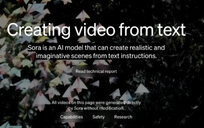 OpenAI Sora – Creating video from text